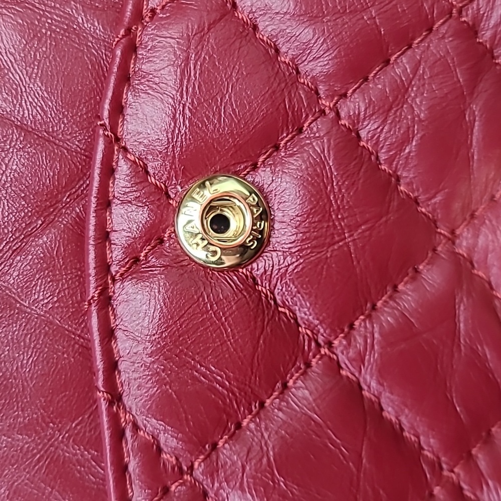 Chanel Classic Quilted Calfskin Medium 2.55 Reissue Red Double Flap Bag NWT/NIB - Picture 15 of 17